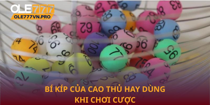 Bí kíp của cao thủ hay dùng khi chơi cược xiên tại Ole777